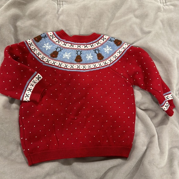 Angel Dear Fair Isle Reindeer Cardigen - Picture 6 of 7